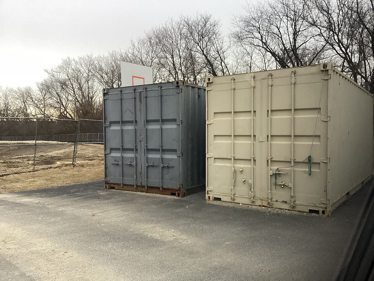 Containers at a customer site